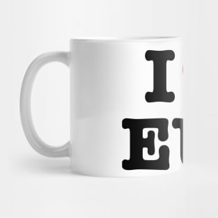 I Love EUC Electric Unicycle Cool Mug